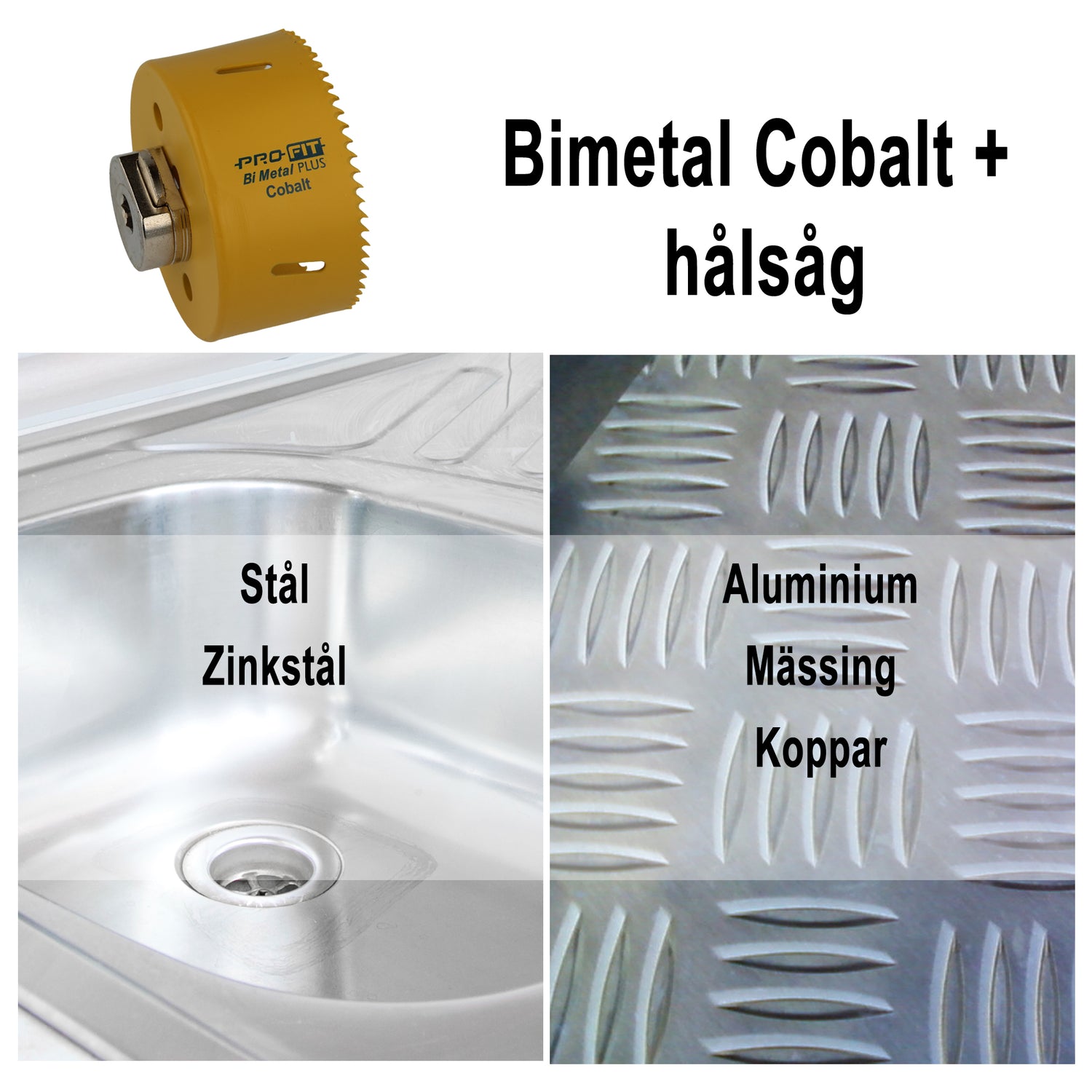 Bimetal Cobalt+ hålsåg